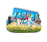 American Tampa City Magnet 3D Wooden Landmarks Classic Fridge Magnets Handcrafted Crafts Travel Souvenirs Gifts Collections Home & Kitchen Decorations