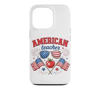 American Teacher Proud Patriotic Special Education Teacher Case for iPhone 13 Pro