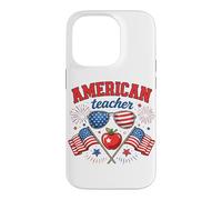 American Teacher Proud Patriotic Special Education Teacher Case for iPhone 14 Pro