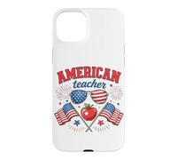 American Teacher Proud Patriotic Special Education Teacher Case for iPhone 15 Plus