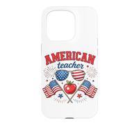 American Teacher Proud Patriotic Special Education Teacher Case for iPhone 15 Pro