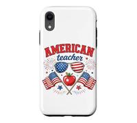 American Teacher Proud Patriotic Special Education Teacher Case for iPhone XR