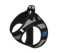 American Thin Blue Line Flag Print Harness Leash Set For Cat And Small Dog, Adjustable, Reflective, And Escape-Proof Vest With Soft Breathable Mesh Lining