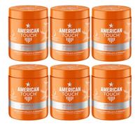 American Touch Body Cream with Vitamin C - 500ml X6 Pack | Hydrating & Brightening Moisturizer for Smooth, Soft, Radiant Skin - Nourishing Daily Skincare Lotion