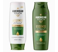American Touch Essence of Coconut Shampoo & Conditioner Set (2 x 400ml) | Hydrating Coconut Formula for Dry & Dehydrated Hair