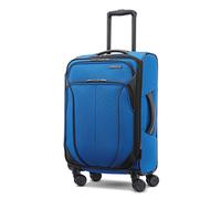 American Tourister 4 Kix 2.0 Expandable Softside Luggage with Spinner Wheels, Classic Blue, 20 Spinner, 4 Kix 2.0 Expandable Softside Luggage with Spinner Wheels