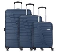 American Tourister Activair 3 4 roll suitcase set 3pcs. blue
