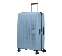 American Tourister Aerostep Spinner Check-in Suitcase, 77 cm | Soho Grey, expandable hardside suitcase, 77H x 50W x 29D cm, 101.5/109 L, 3.6 kg, with TSA lock and interior cross straps