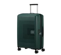 American Tourister Aerostep - Spinner M, Expandable Case, 67 cm, 66.5/72.5 L, Green (Dark Forest)