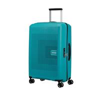 American Tourister Aerostep - Spinner M, Expandable Case, 67 cm, 66.5/72.5 L, Turquoise (Turquoise Tonic)