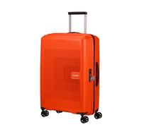 American Tourister Aerostep - Spinner M, Expandable Suitcase, 67 cm, 66.5/72.5 L, Orange (Bright Orange)