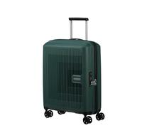 American Tourister Aerostep - Spinner S, Expandable Carry-On Luggage, 55 cm, 36/40 L, Green (Dark Forest)