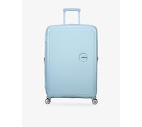 American Tourister American Tourister Soundbox Expandable Four-Wheel Shell Suitcase 77cm Pastel Blue