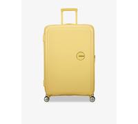 American Tourister American Tourister Soundbox Large Expandable Four-Wheel Shell Suitcase 77cm Pastel Yellow