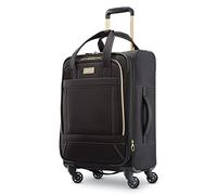 American Tourister Belle Voyage Expandable Softside Luggage with Spinner Wheels, Black, 21-Inch