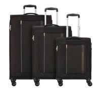 American Tourister Blazing Ride 4 wheels Suitcase set 3-piece with expansion pleat black