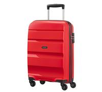 American Tourister Bon Air Spinner Cabin Suitcase, 55 cm | Red, hardside suitcase, 55H x 40W x 20D cm, 31.5 L, 2.5 kg, with TSA lock, interior cross straps and polypropylene shell