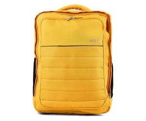 American Tourister Checkline Travel Backpack with 40-cm Laptop Compartment gold colored