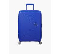American Tourister Cobalt Blue Soundbox Expandable Four-wheel Suitcase 67cm