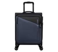 American Tourister Daring Dash - Spinner S, Expandable Hand Luggage, 55 cm, 39/46 L, Black/Gray (Black/Gray)