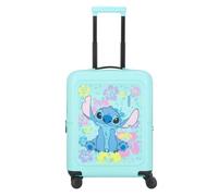 American Tourister Dashpop Disney - Spinner S, Expandable Cabin Luggage, 55 cm, 41/47 L, Multicolour (Stitch Flower)