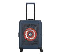 American Tourister Dashpop Marvel 4 wheels Cabin trolley 55 cm with expansion pleat blue