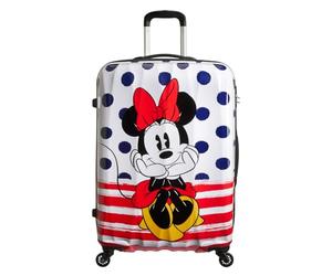 American Tourister Disney Legends - Spinner M, Kids luggage, 65 cm, 62.5 L, Multicolour (Minnie Blue Dots)
