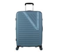 American Tourister Dynabelt 4 wheels Trolley 66 cm with expansion pleat blue