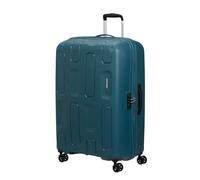 American Tourister Ellipso - Large Hard Shell Suitcase 79 cm, Lightweight Travel Case with 4 Wheels, TSA Lock, Check-in Luggage 104L - 3.80 KG - Teal (Totally Teal)