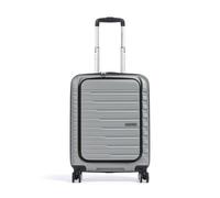 American Tourister Flashline - Spinner S, Hand Luggage with Front Loading, 55 cm, 34 L, Silver (Sky Silver)