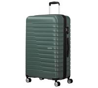 American Tourister Flashline Spinner Check-in Suitcase, 78 cm | Green, expandable hardside suitcase, 100/109 L, 4.4 kg, with TSA lock, interior cross straps and mesh divider with zip pocket