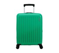 American Tourister Hard trolley with hand luggage, made of robust and scratch-resistant polypropylene. Very practical and super light, has two large compartments, divider in the upper compartment and,