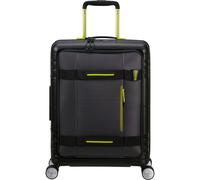 American Tourister Hello Cabin Spinner (4 wheels) 15.6" Black/Lime
