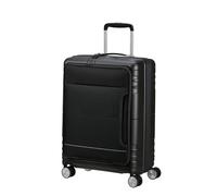 American Tourister Hello Cabin - Spinner S, Expandable Hand Luggage, 55 cm, 39/45 L, Black (Onyx Black)