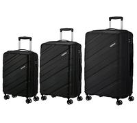American Tourister Jetdriver 3.0, black, Set L/M/S, Hard shell trolley 360° double wheels