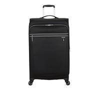 American Tourister Large Large Expandable Soft Trolley Suitcase 4 Swivel Wheels Integrated 3 Digit Combination Lock with TSA Function Features a Large Main Compartment, 1041 Black, L, Expandable
