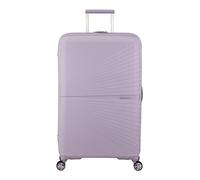 American Tourister Large trolley made of polypropylene, lightweight and durable with fixed lock with 3 digit combination with TSA function. It has 4 swivel wheels, top handle, approx, a646 stormy