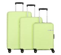 American Tourister Liftoff 4 wheels Suitcase set 3-piece with expansion pleat green