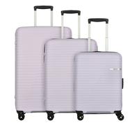 American Tourister Liftoff 4 wheels Suitcase set 3-piece with expansion pleat purple
