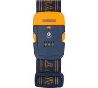 American Tourister - Luggage Strap with TSA Lock, Secure Suitcase Belt for Travel, Dark Blue/Orange