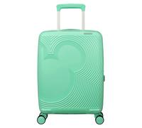American Tourister Mickey Magic Spinner Cabin Suitcase, 55 cm | Mickey Jelly Mint, expandable hardside suitcase, 37/44 L, 2.4 kg, with TSA lock and smooth-rolling spinner wheels