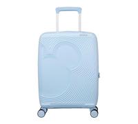 American Tourister Mickey Magic Spinner Cabin Suitcase, 55 cm | Mickey Pastel Blue, expandable hardside suitcase, 55H x 40W x 20D cm, 37/44 L, 2.4 kg, with TSA lock