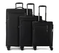 American Tourister Nitestream 4 wheels Suitcase set 3-piece Expandable black