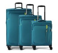 American Tourister Nitestream 4 wheels Suitcase set 3-piece Expandable blue