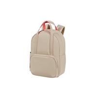 American Tourister Puffypop - Laptop backpack 15.6" (49 cm, 21 L) - AirPods compartment, padded laptop compartment, ergonomic - ideal for school, work & travel - beige