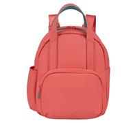 Samsonite American Tourister Puffypop - Ladies Mini Backpack (35 cm, 8.5 L) - Compartment for AirPods & Tablet - 2 Bottle Holders - Red (Sunset Coral)