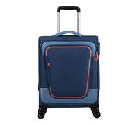American Tourister Pulsonic - Spinner S, Expandable Hand Luggage, 55 cm, 40.5/43.5 L, Blue (Combat Navy)