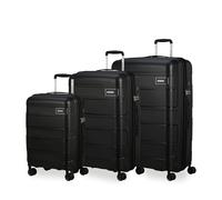 American Tourister Skymax - 3-Piece Suitcase Set, Black (bass Black)