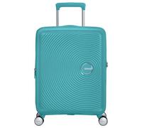 American Tourister Soundbox - Hand Luggage Suitcase 55 x 40 x 20/23 cm - Hard Shell Cabin Trolley suitable for most airlines incl. EasyJet - Expandable, 4 wheels & TSA lock, 35.5/41 L, Turquoise Tonic