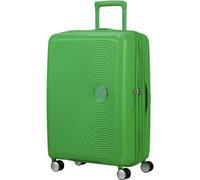 American Tourister Soundbox - Hard Case Large, 77 cm - Trolley Case with 4 Wheels, TSA Lock, Expandable and Lightweight, 97-110L, Green (Grass Green)